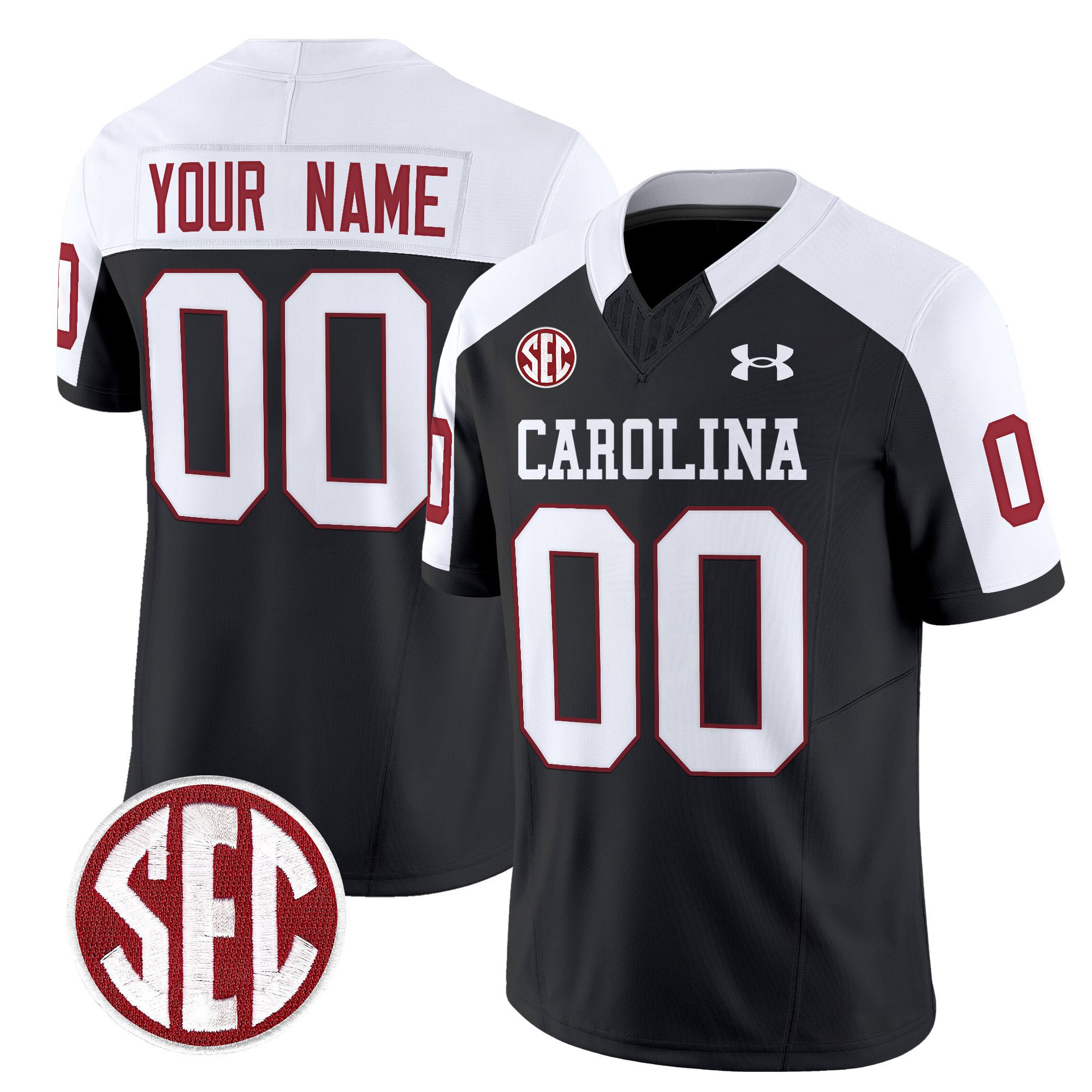 Men South Carolina Gamecocks Black 1980 Throwback Vapor Limited 2024 Custom NCAA Jersey style 1->customized nfl jersey->Custom Jersey